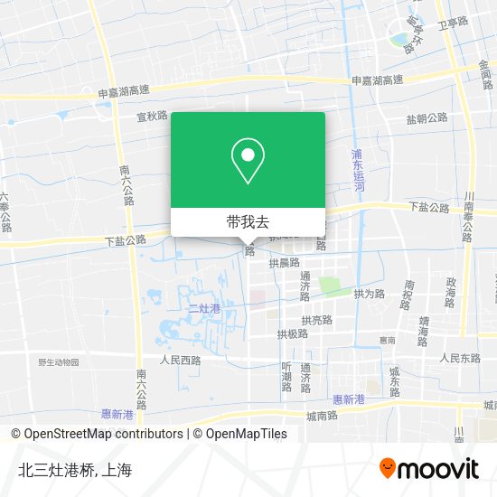 北三灶港桥地图