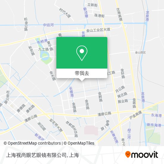 上海视尚眼艺眼镜有限公司地图