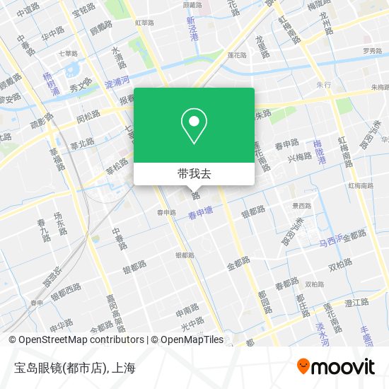 宝岛眼镜(都市店)地图