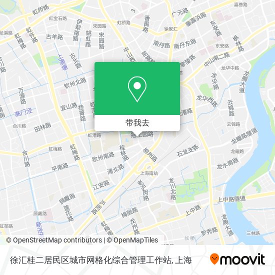 徐汇桂二居民区城市网格化综合管理工作站地图