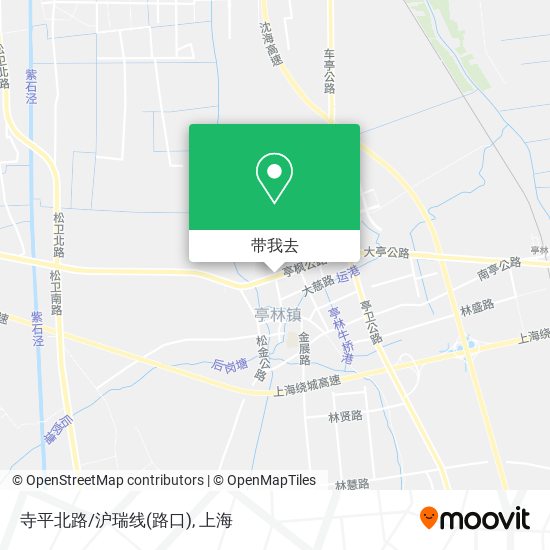 寺平北路/沪瑞线(路口)地图