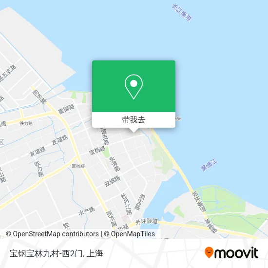 宝钢宝林九村-西2门地图