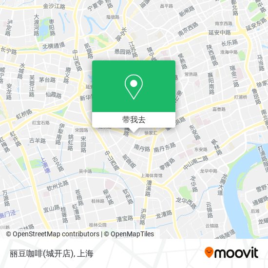 丽豆咖啡(城开店)地图