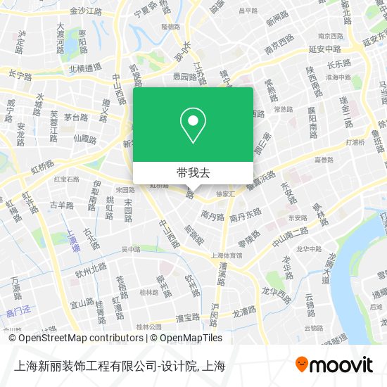 上海新丽装饰工程有限公司-设计院地图