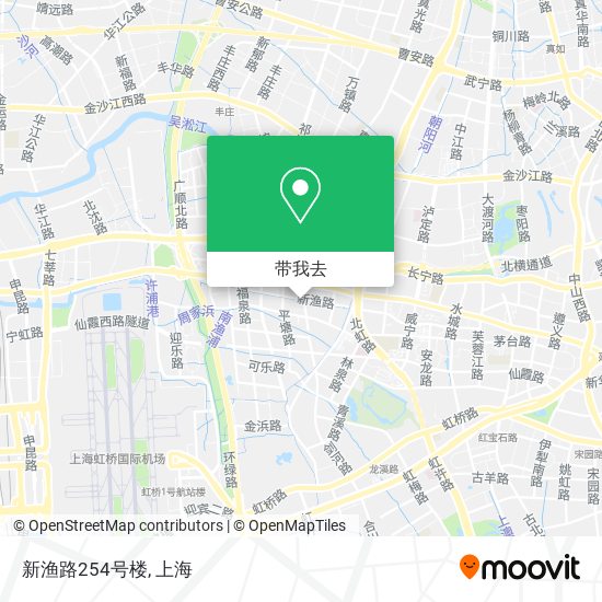 新渔路254号楼地图