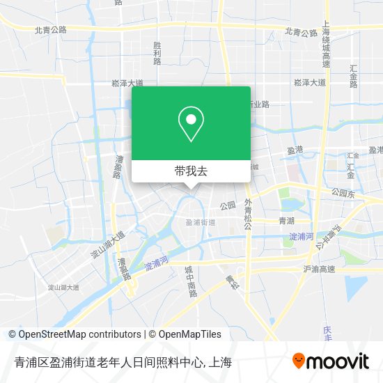 青浦区盈浦街道老年人日间照料中心地图