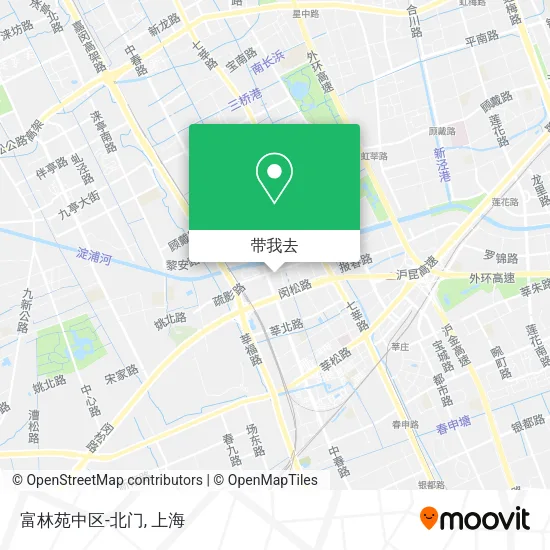 富林苑中区-北门地图