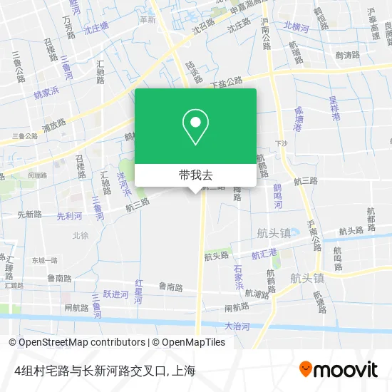 4组村宅路与长新河路交叉口地图