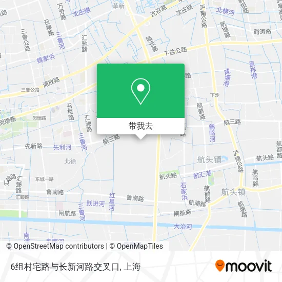 6组村宅路与长新河路交叉口地图