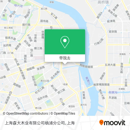 上海森大木业有限公司杨浦分公司地图