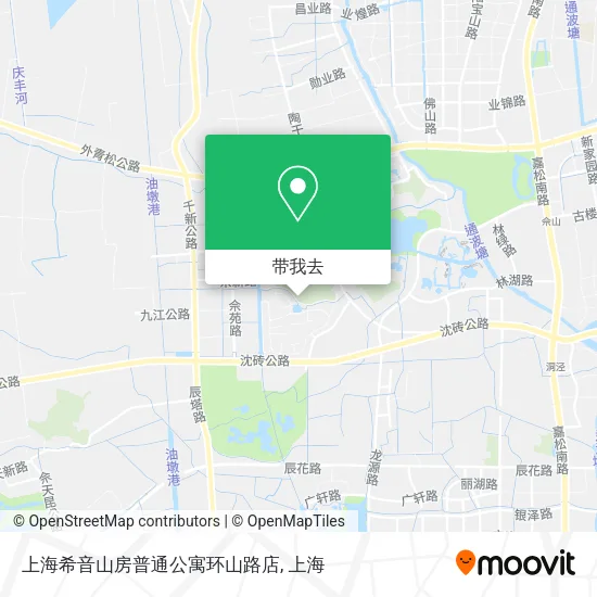 上海希音山房普通公寓环山路店地图