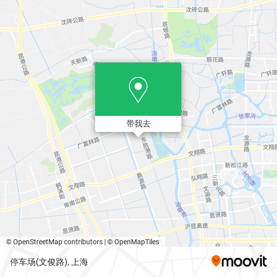 停车场(文俊路)地图