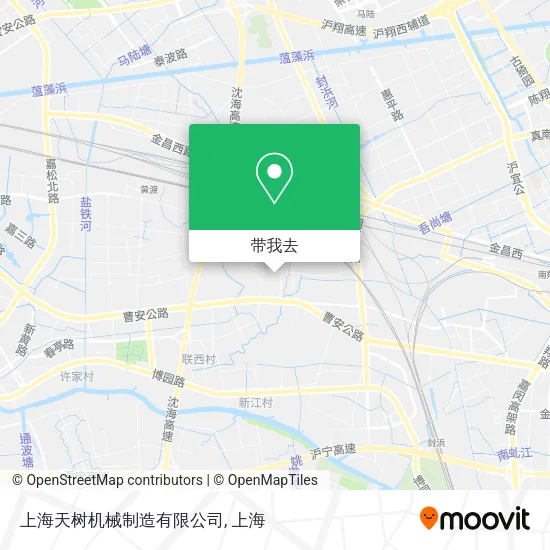 上海天树机械制造有限公司地图