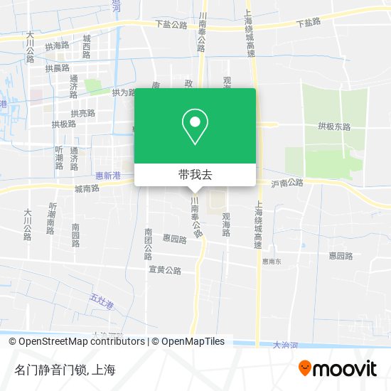 名门静音门锁地图