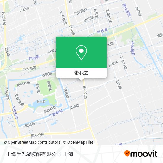 上海后先聚胺酯有限公司地图