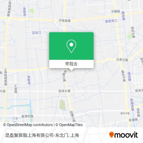 昆盈聚胺脂上海有限公司-东北门地图