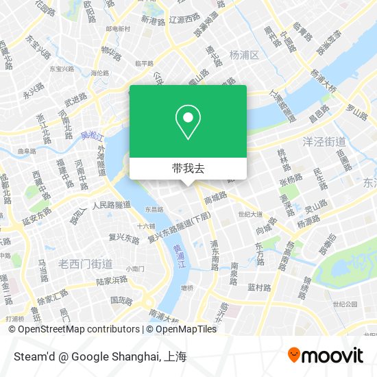 Steam'd @ Google Shanghai地图