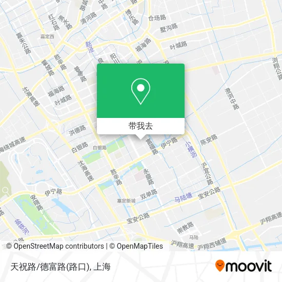 天祝路/德富路(路口)地图