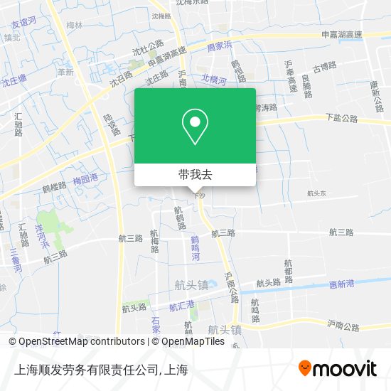 上海顺发劳务有限责任公司地图