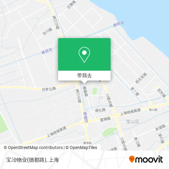 宝冶物业(德都路)地图