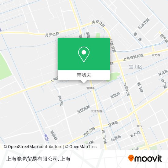 上海能亮贸易有限公司地图