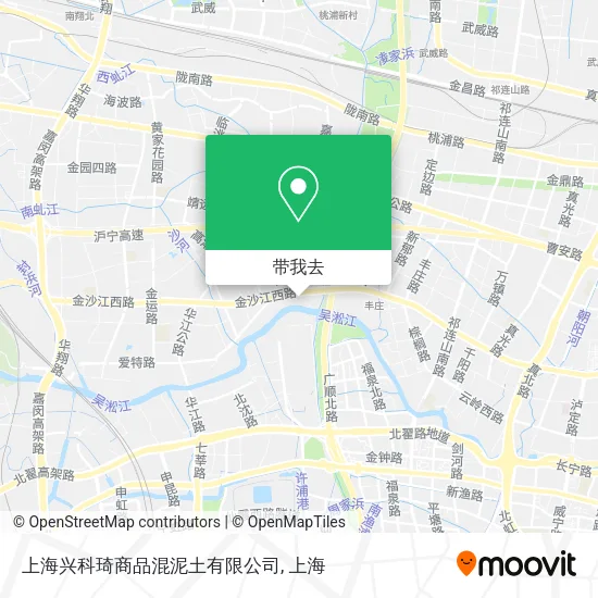上海兴科琦商品混泥土有限公司地图