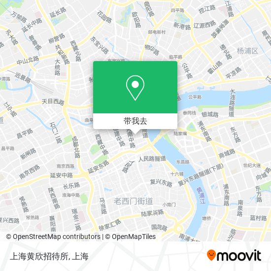 上海黄欣招待所地图