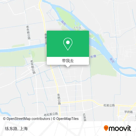 练东路地图