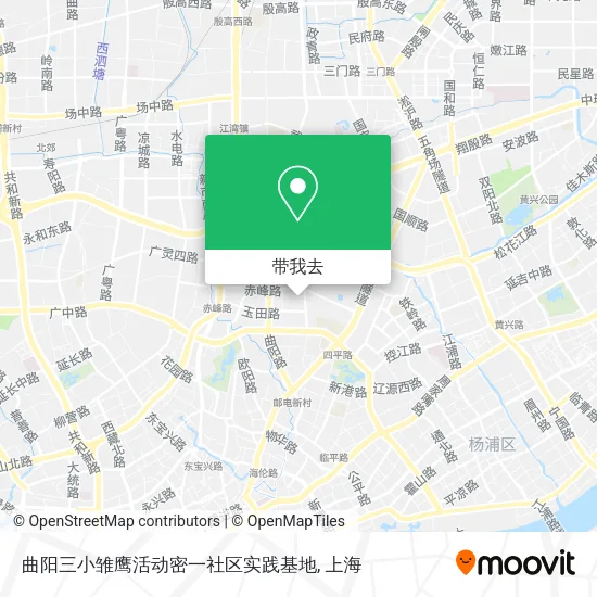 曲阳三小雏鹰活动密一社区实践基地地图