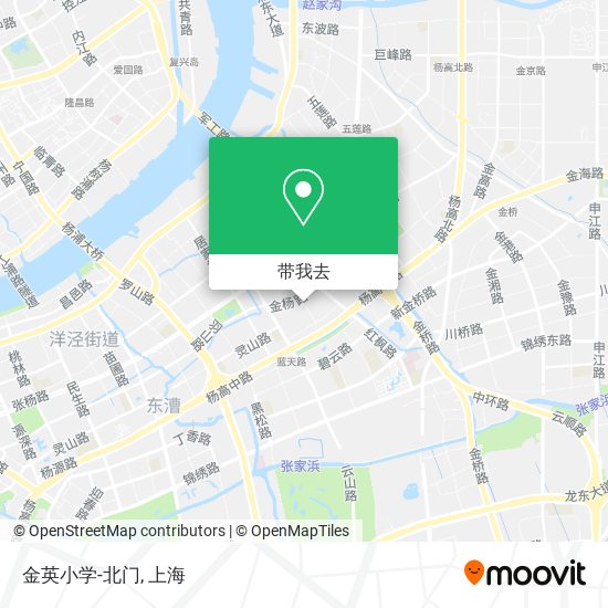 金英小学-北门地图