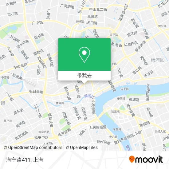 海宁路411地图