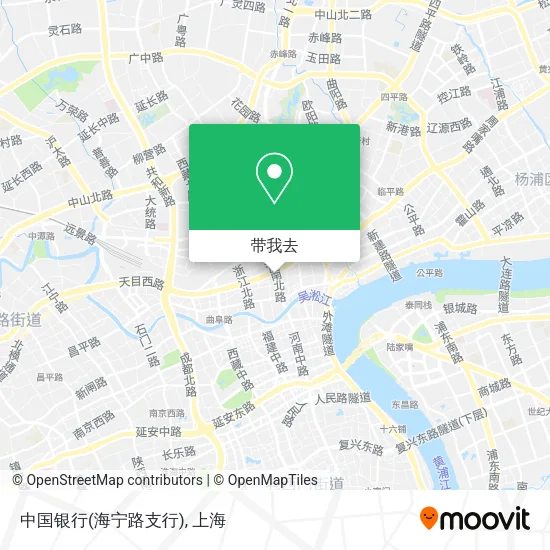 中国银行(海宁路支行)地图