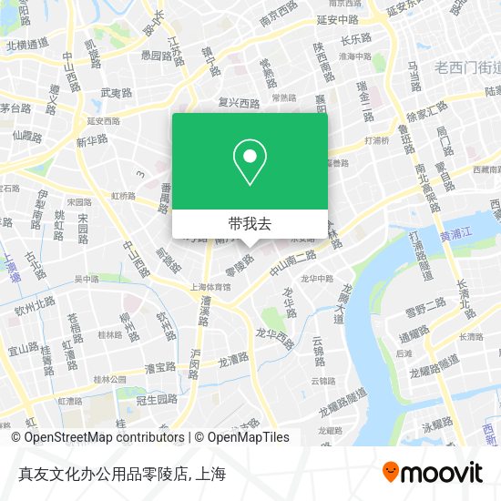 真友文化办公用品零陵店地图
