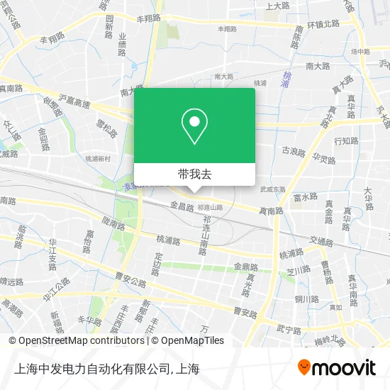 上海中发电力自动化有限公司地图