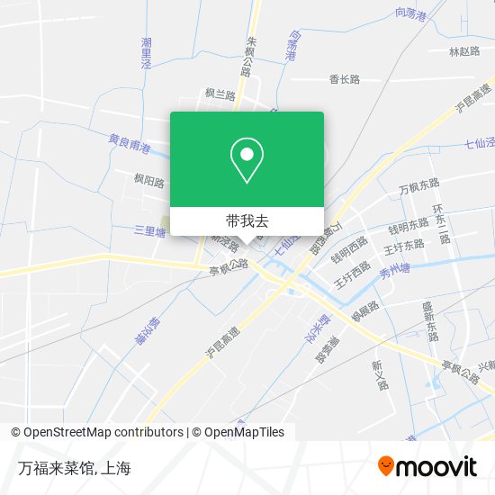 万福来菜馆地图
