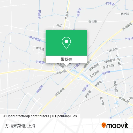 万福来菜馆地图