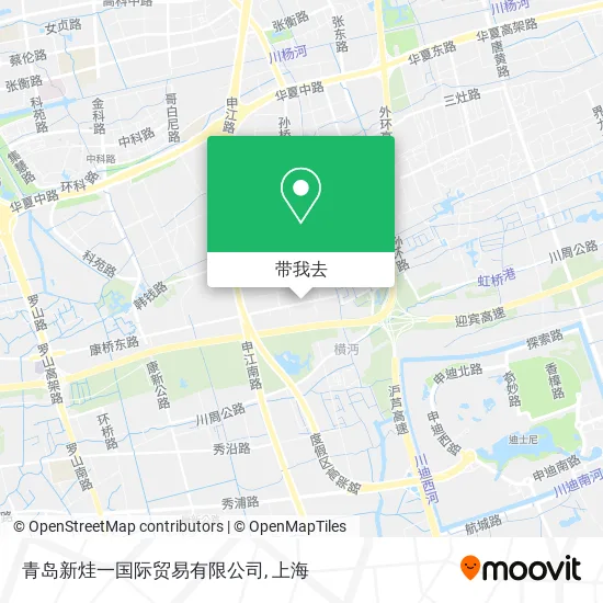 青岛新烓一国际贸易有限公司地图