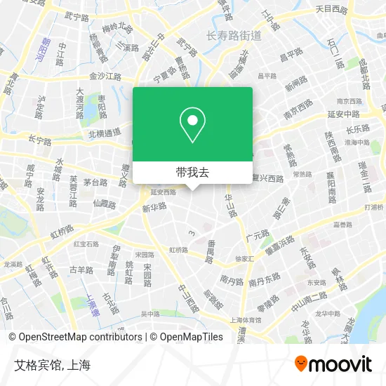 艾格宾馆地图