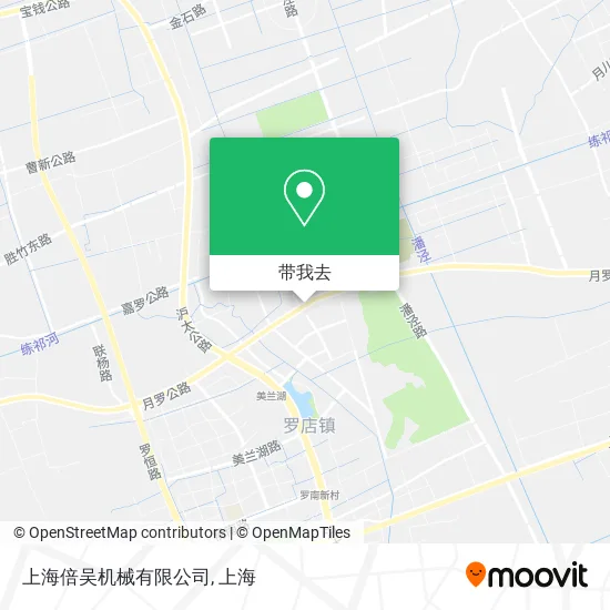 上海倍吴机械有限公司地图
