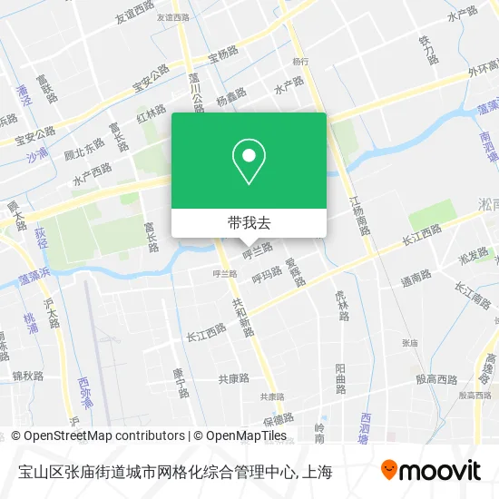 宝山区张庙街道城市网格化综合管理中心地图