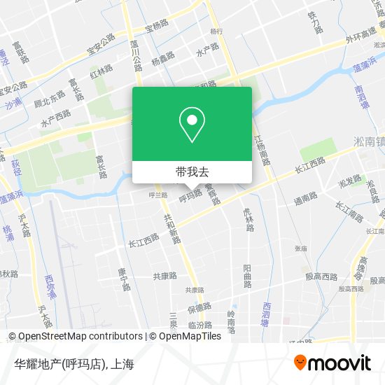 华耀地产(呼玛店)地图