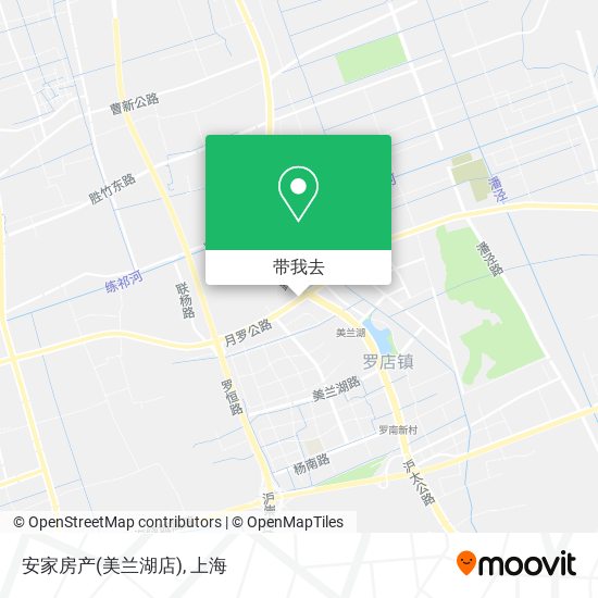 安家房产(美兰湖店)地图