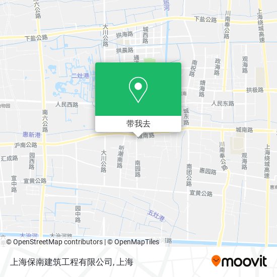 上海保南建筑工程有限公司地图