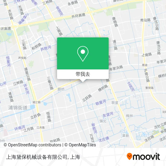 上海黛保机械设备有限公司地图