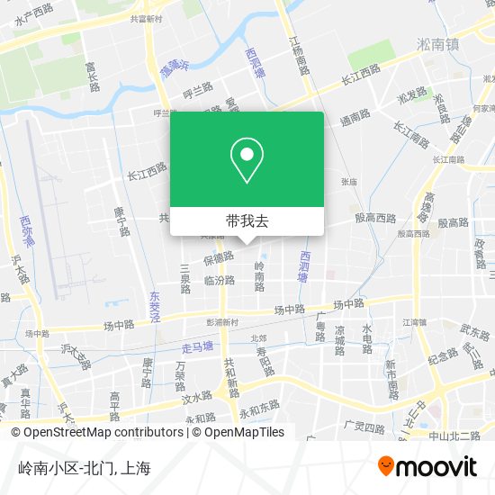 岭南小区-北门地图