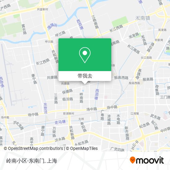 岭南小区-东南门地图