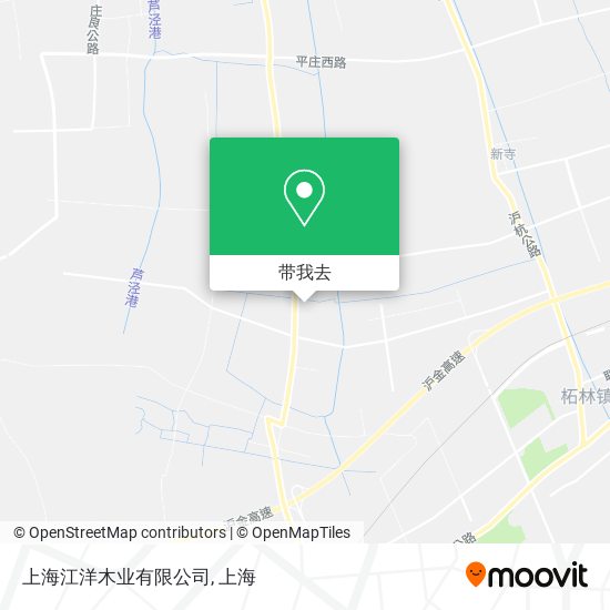 上海江洋木业有限公司地图