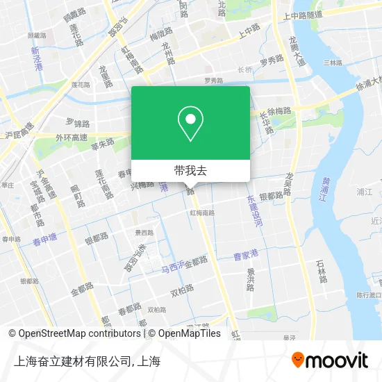 上海奋立建材有限公司地图