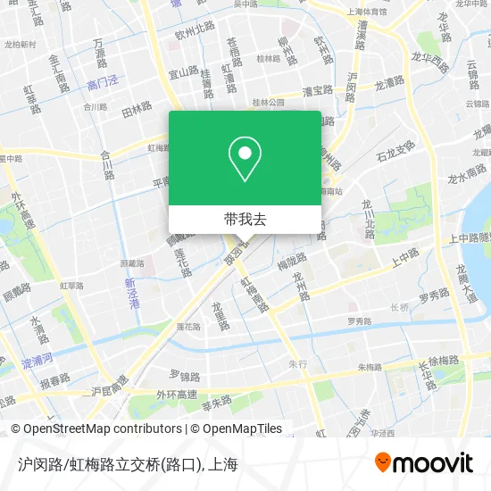 沪闵路/虹梅路立交桥(路口)地图