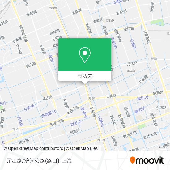元江路/沪闵公路(路口)地图